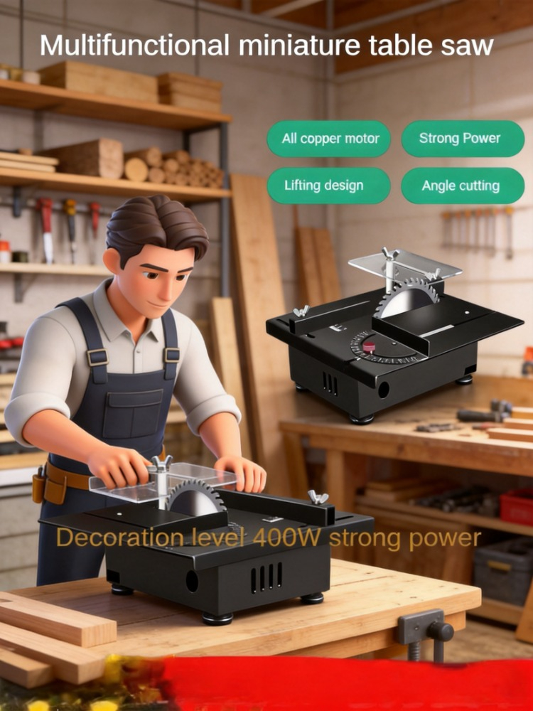 400W mini desktop mini table s - Mini Table Saw For Woodworking 评论和价格