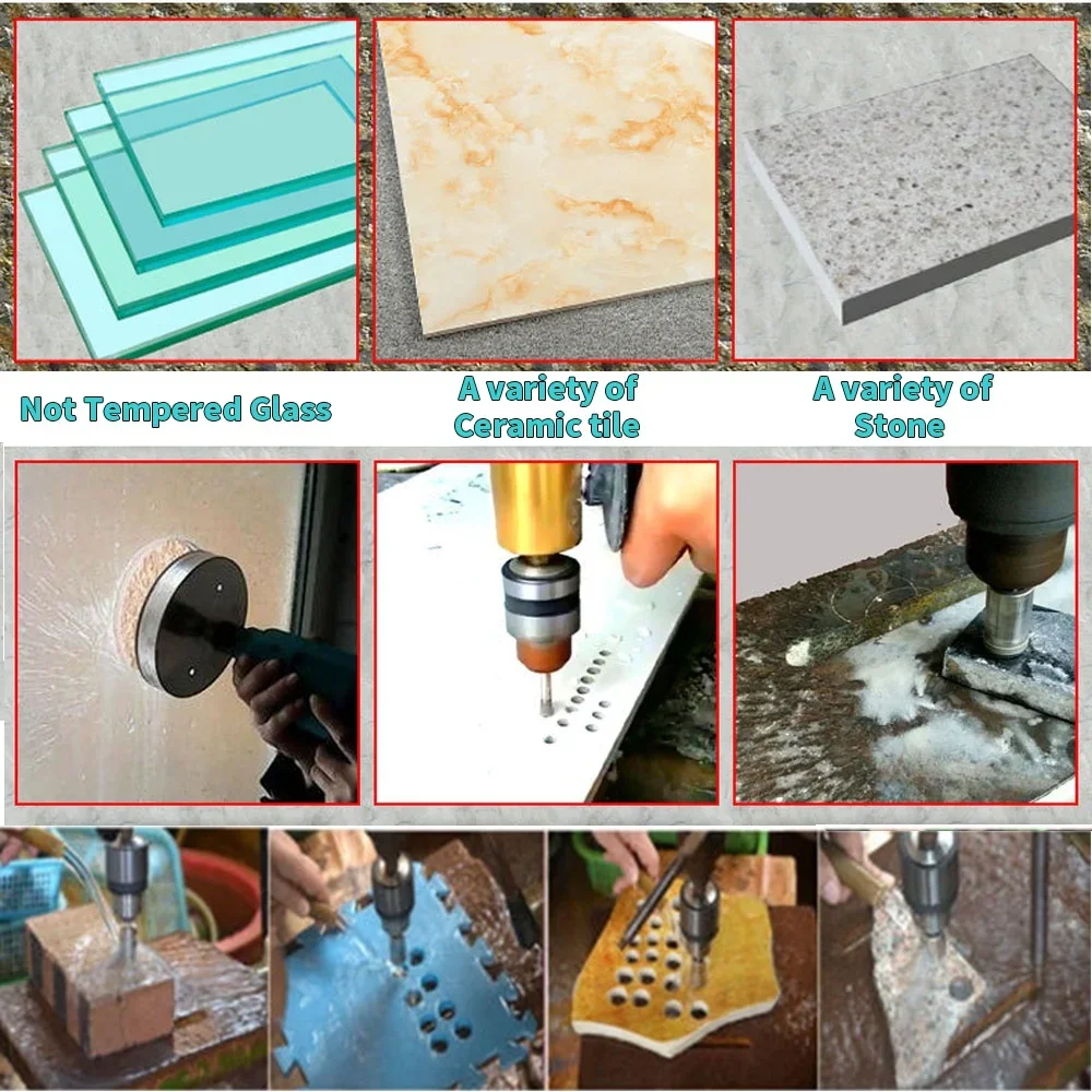 Diamond Coated Drill Bits Set  - Reciprocating Saw Attachment Drill 评论和价格
