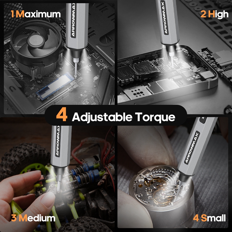 ARROWMAX Precision Electric Sc - Electric Screwdriver Rechargeable Usb 评论和价格