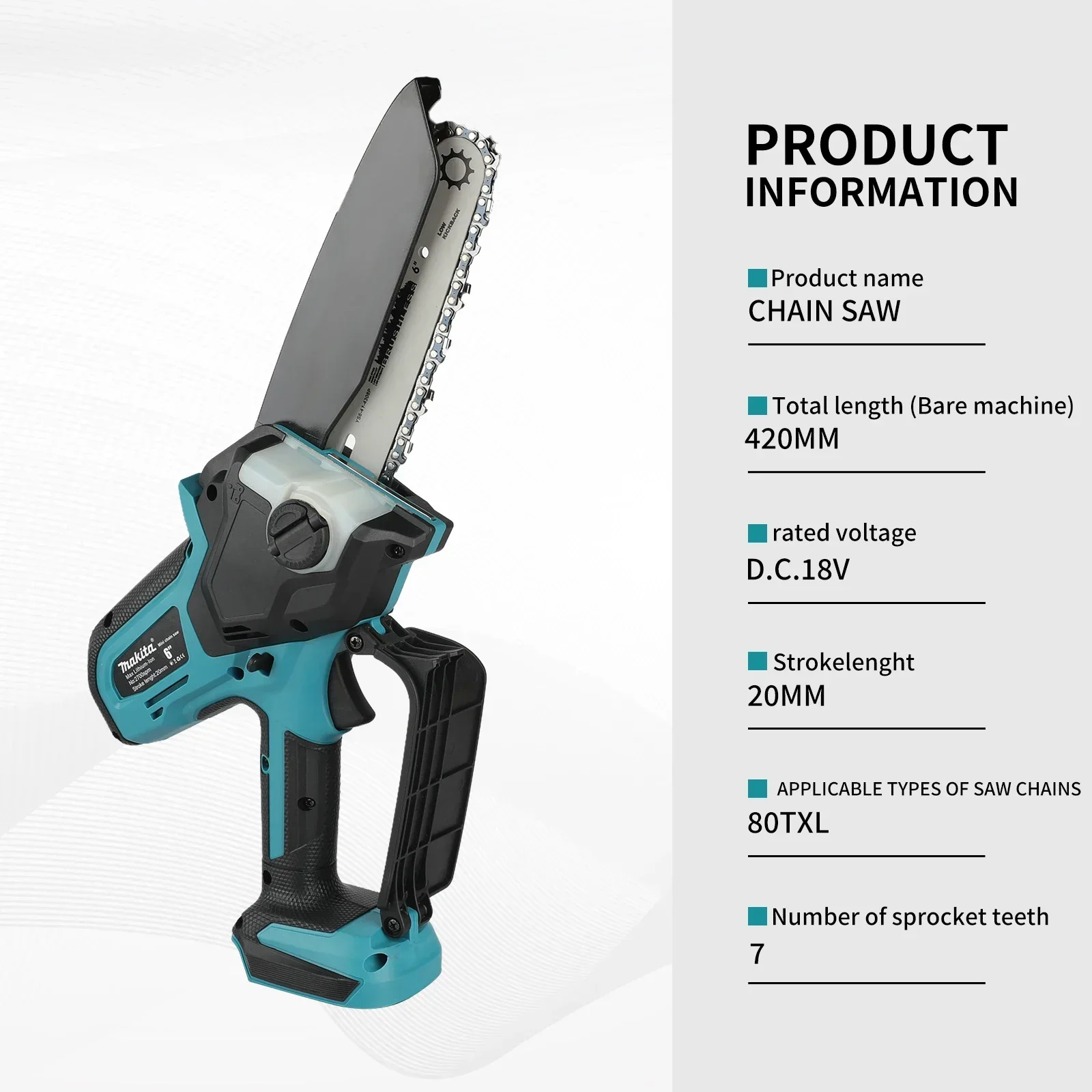 Makita UC286 6 Inch Chain Saw  - Mini Electric Chainsaw 6 Inch 评论和价格