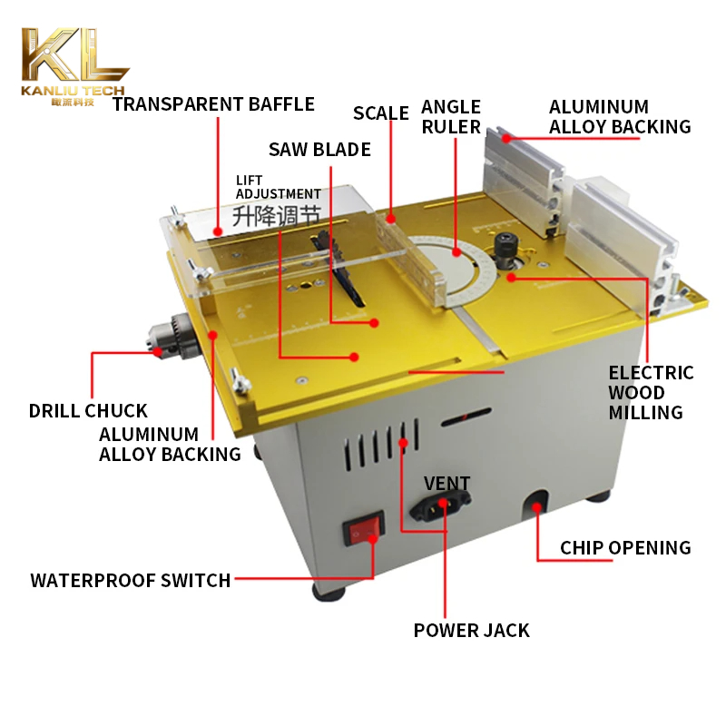 T7 Mini Table Saw Woodworking  - Mini Table Saw For Woodworking 评论和价格