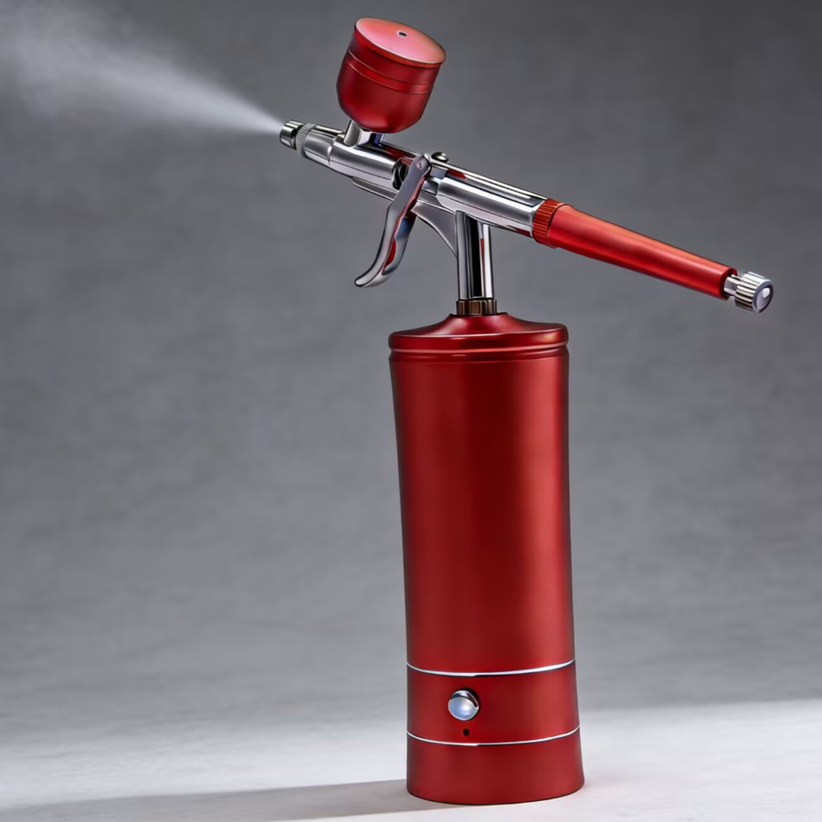 Portable Rechargeable Wireless - Airbrush Kit With Mini Compressor 评论和价格