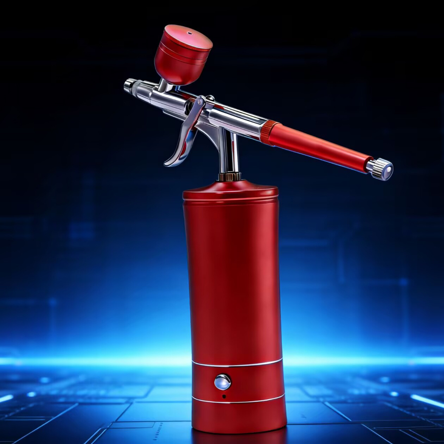 Portable Rechargeable Wireless - Airbrush Kit With Mini Compressor 评论和价格