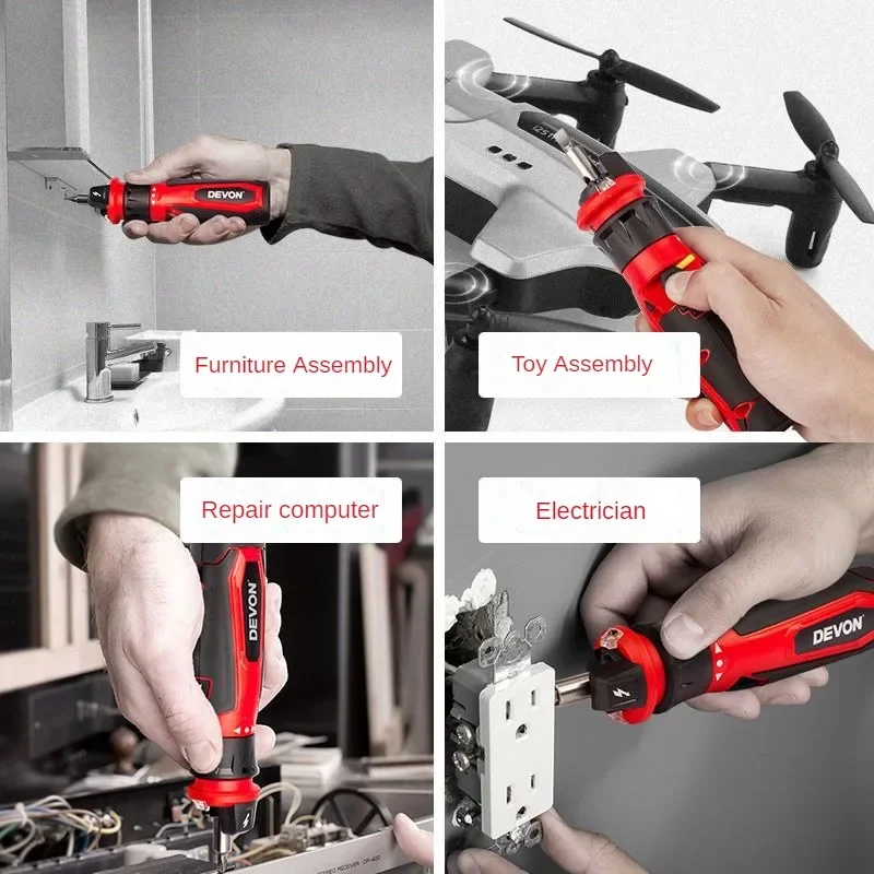 DEVON 4V Mini Electrical Screw - Electric Screwdriver Rechargeable Usb 评论和价格