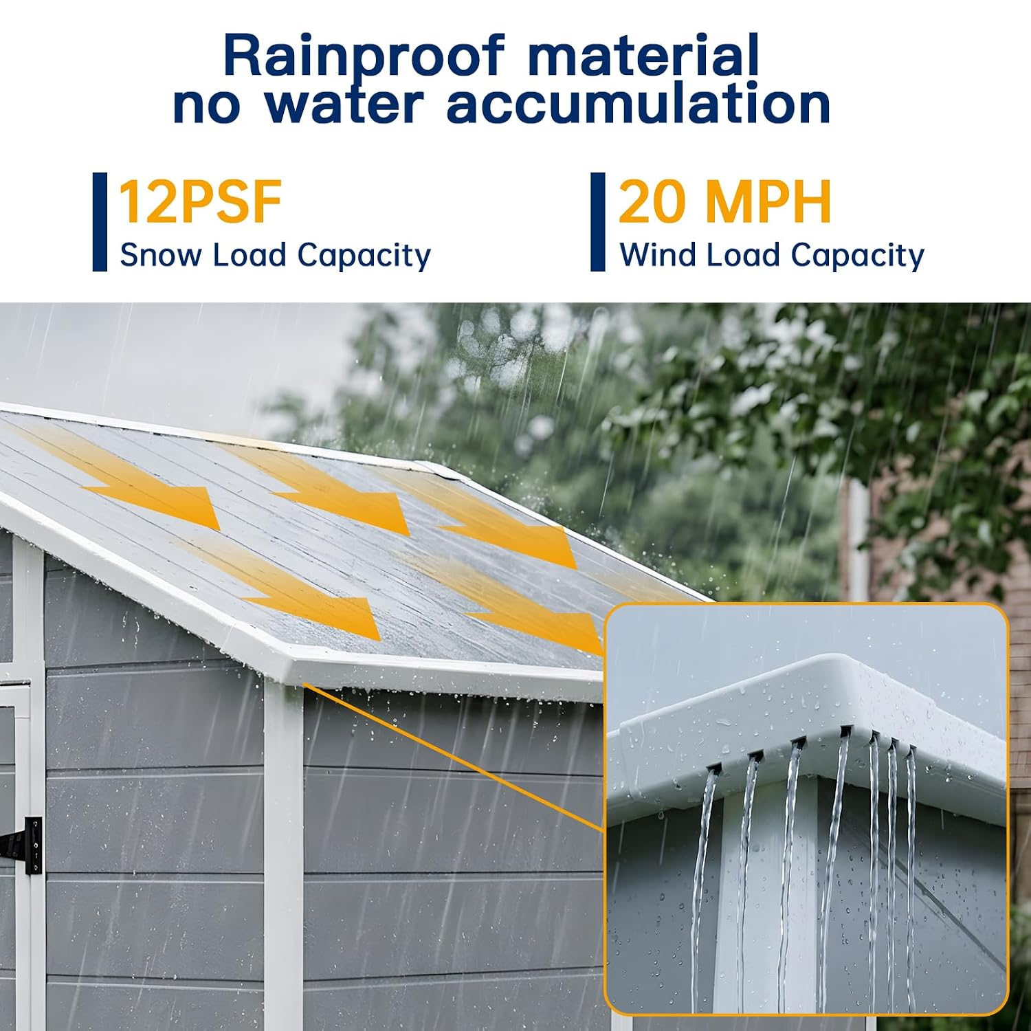 8×6 FT Outdoor Storage Shed wi - Garden Tools 评论和价格