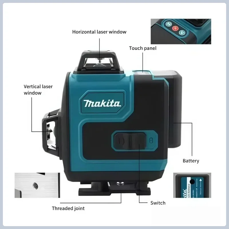 5.0Ah Max Makita 40V Battery M - Laser Level 16 Lines 4D Green 评论和价格